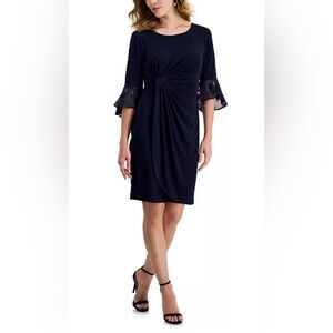 Connected
Petite Faux-Wrap Sheath Dress